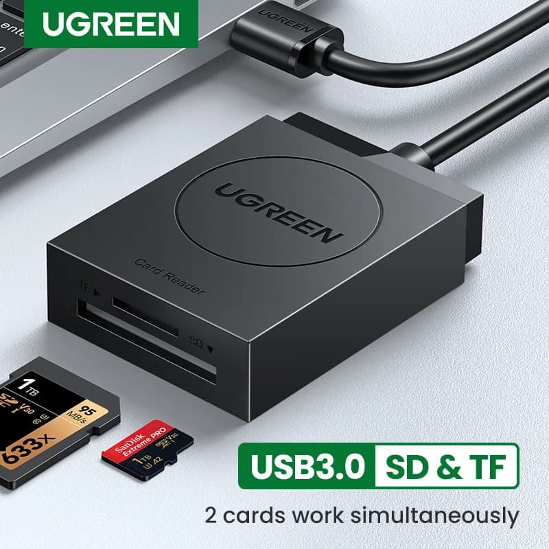 2-in-1 USB 3.0 SD- und MicroSD-Kartenleser