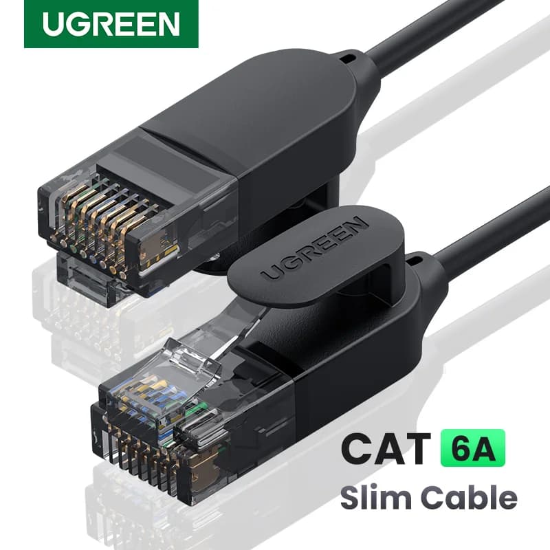 Cat 6a Ethernet Kabel, 10Gbps Netzwerk Patchkabel