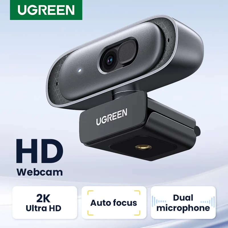 2K HD USB-Webcam mit Dual-Mikrofonen