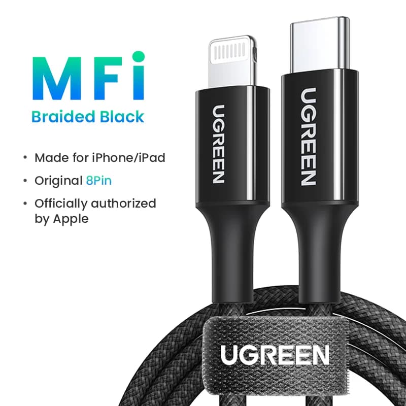 USB-C auf Lightning Kabel, 20W PD, MFi