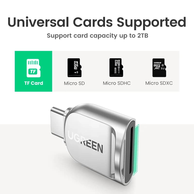 USB-C auf Micro SD Kartenleser, USB 3.0 OTG