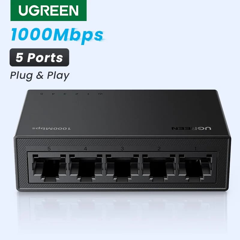 5-Port Gigabit Ethernet Netzwerkschalter