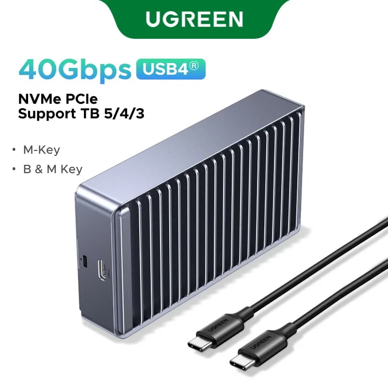 USB4 M.2 NVMe SSD Gehäuse, 40Gbps, Thunderbolt