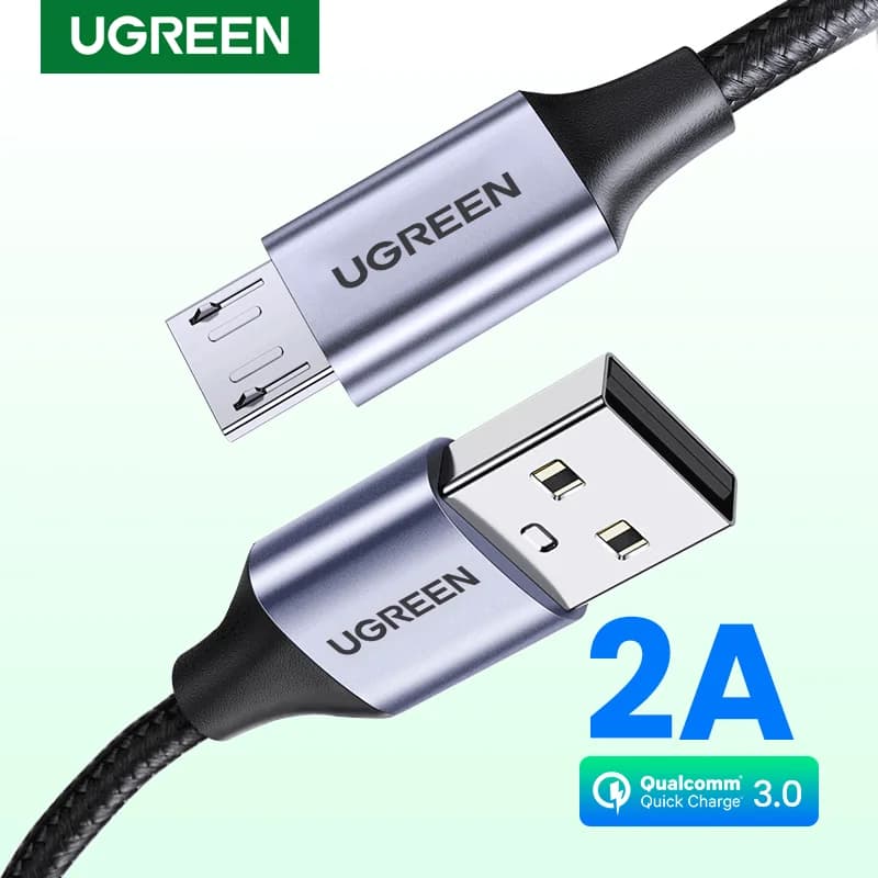 Micro-USB-Kabel, 2A, Nylon-Geflecht
