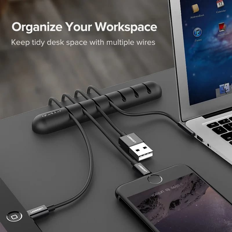 Silikon USB Kabelhalter Clips