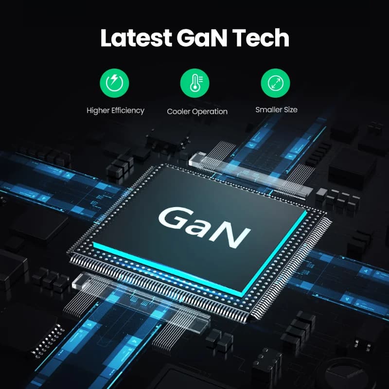 100W GaN USB-C Schnellladegerät, UK-Stecker