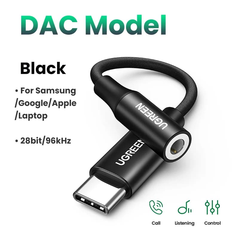 USB-C auf 3,5mm DAC Kopfhörer-Adapter