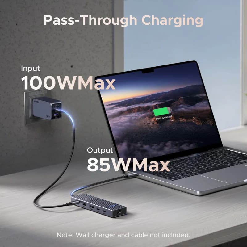 USB-C Hub mit 4K HDMI, 10Gbps Datenübertragung und 100W PD