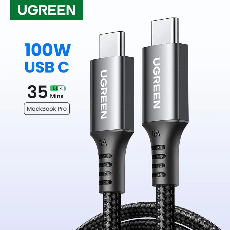 100W USB-C auf USB-C PD Schnellladekabel