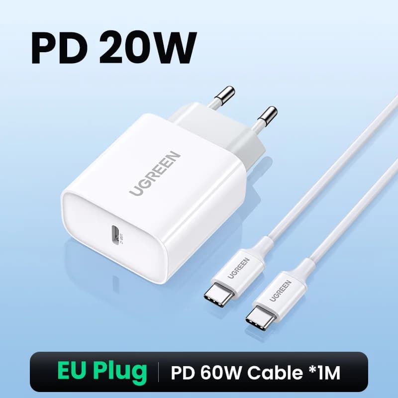 20W USB-C Wandladegerät, QC4.0 PD