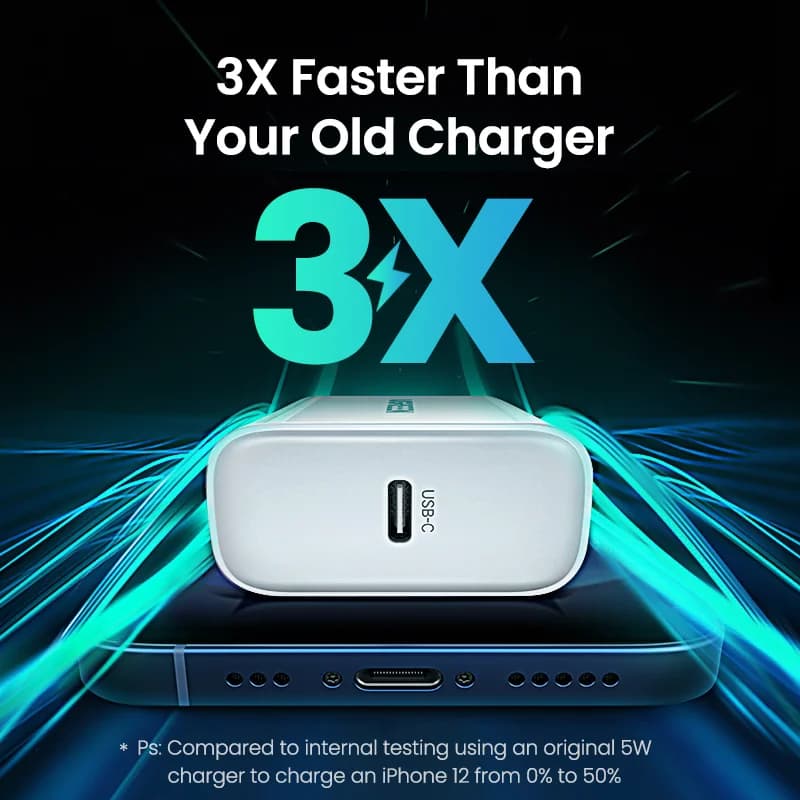 20W USB-C Wandladegerät, QC4.0 PD