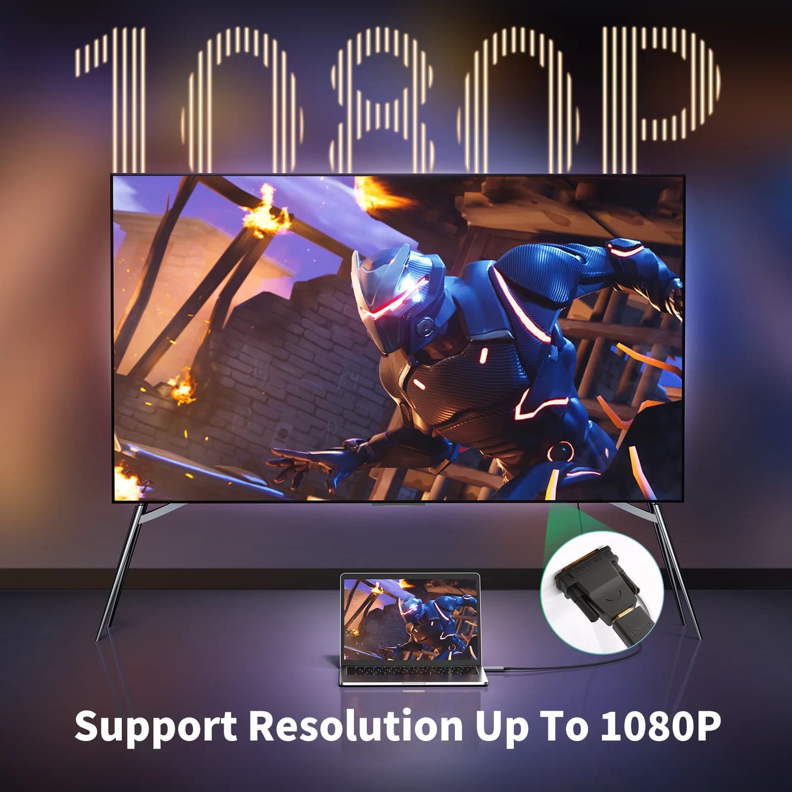Bidirektionaler DVI-D auf HDMI Adapter