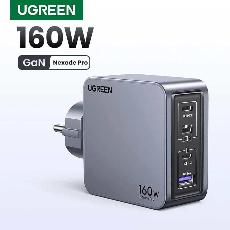 160W GaN USB-C Ladegerät mit koreanischem Stecker