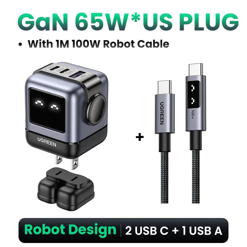 65W GaN USB-C Schnellladegerät mit PPS