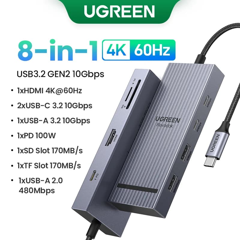 USB-C Hub mit 4K HDMI & 100W PD