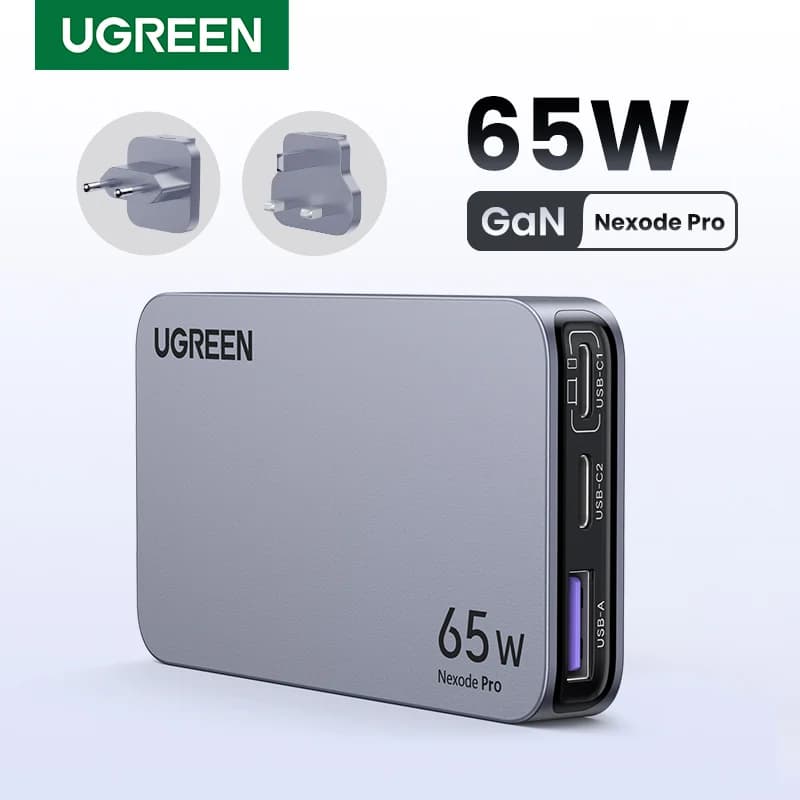 65W GaN USB-C Ladegerät mit Quick Charge 4.0