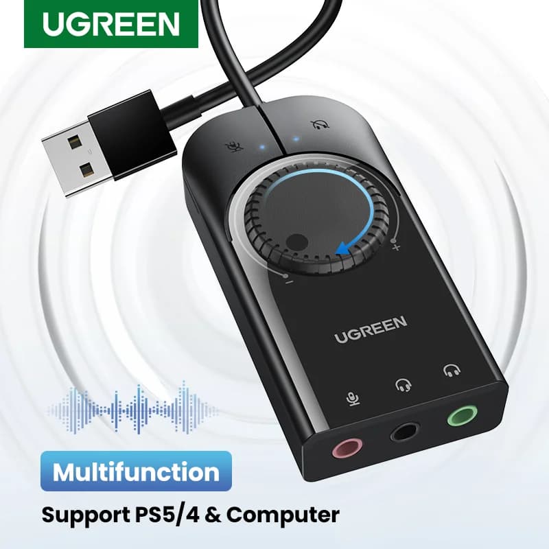 Externe USB-Soundkarte Audio-Interface
