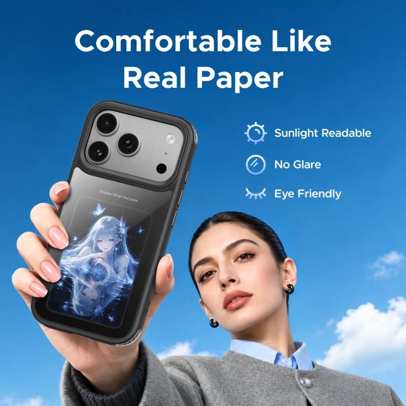 E-Ink-Screen Magnetische Hülle für iPhone Pro Max