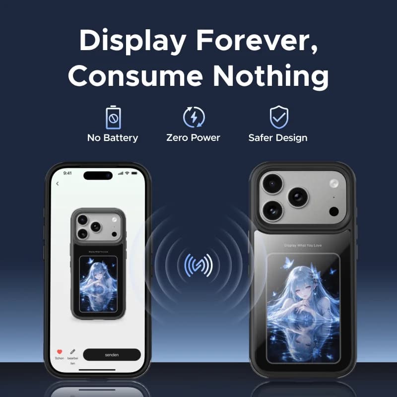 E-Ink-Screen Magnetische Hülle für iPhone Pro Max