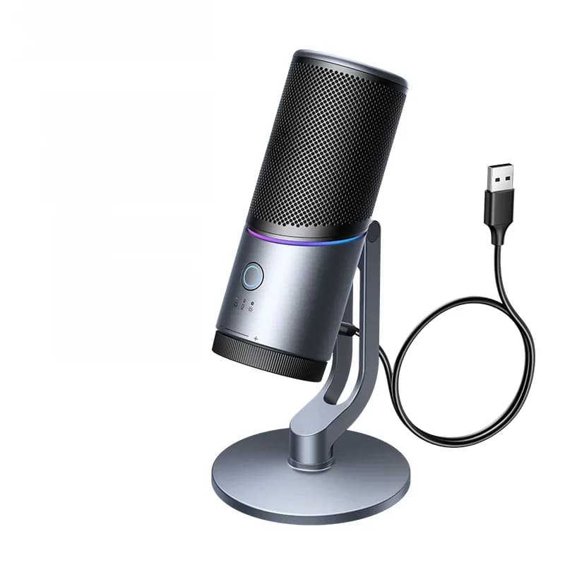 Professionelles USB-Kondensator-Mikrofon mit RGB