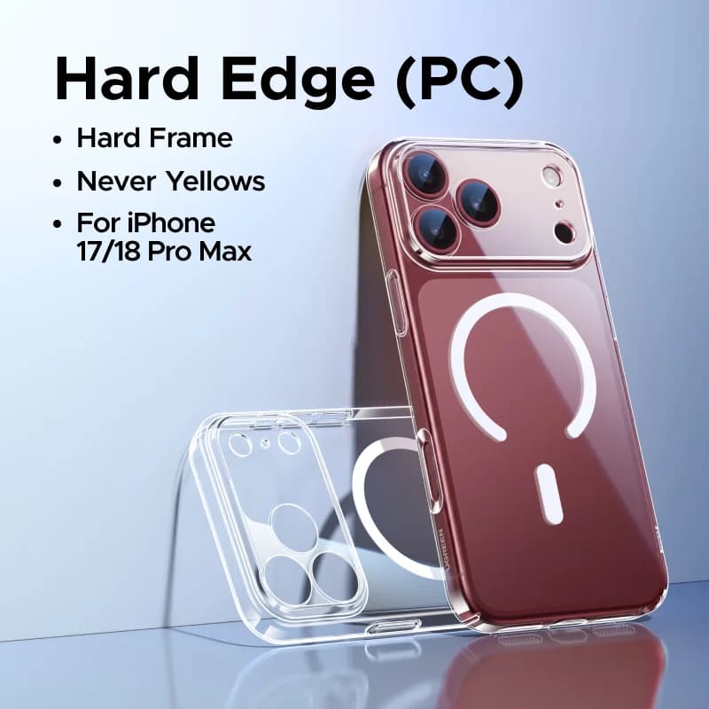 Magnetisches Transparentes PC-Gehäuse für iPhone mit MagSafe