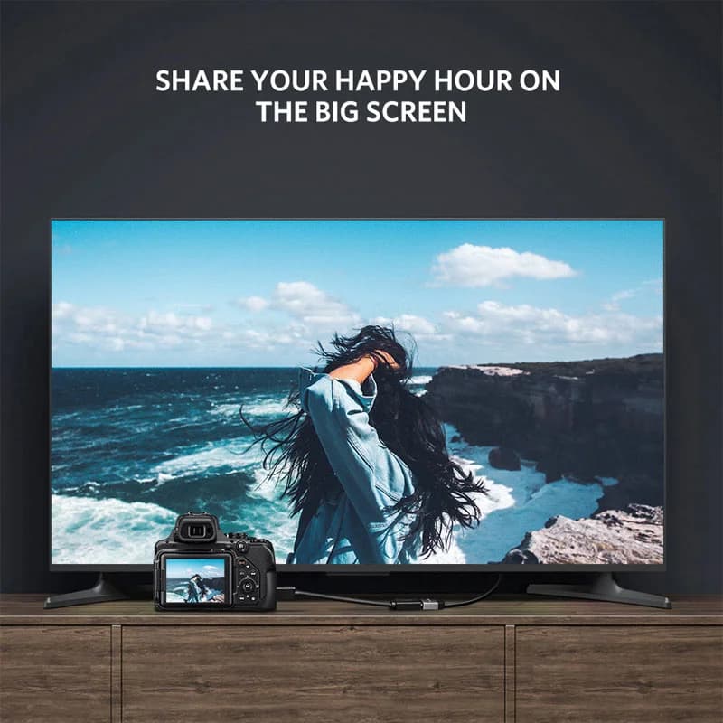 Mini HDMI auf Standard HDMI 4K Adapterkabel