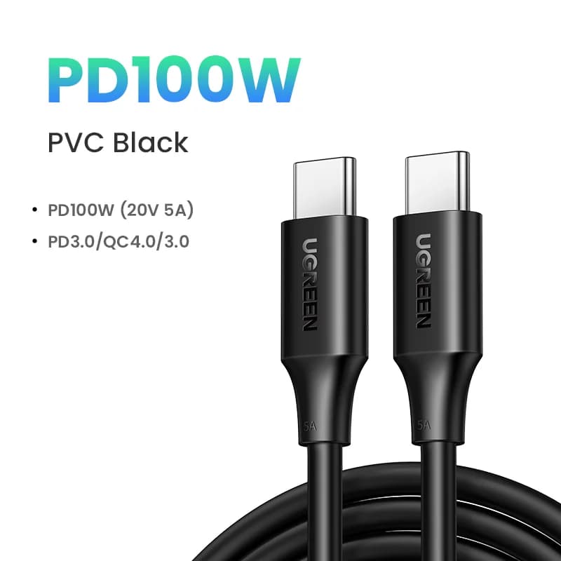 USB-C Kabel im 90°-Winkel, 100W PD, Gaming