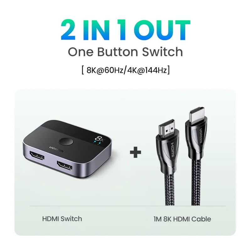 8K 60Hz HDMI 2.1 Splitter und Switcher