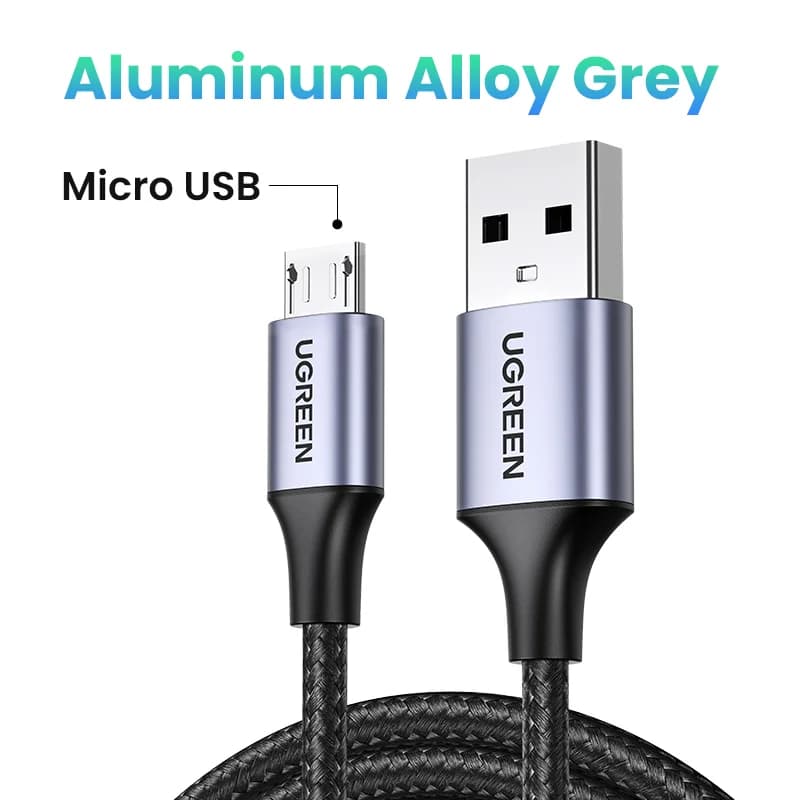 Nylon-Geflochtenes Micro-USB-Schnellladekabel