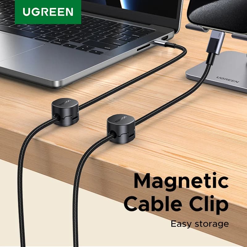 Magnetische Kabelhalter für den Schreibtisch