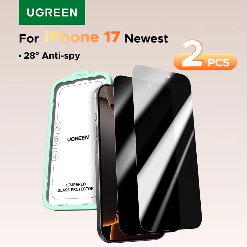 Privacy Panzerglas-Schutzfolie, 2er-Pack