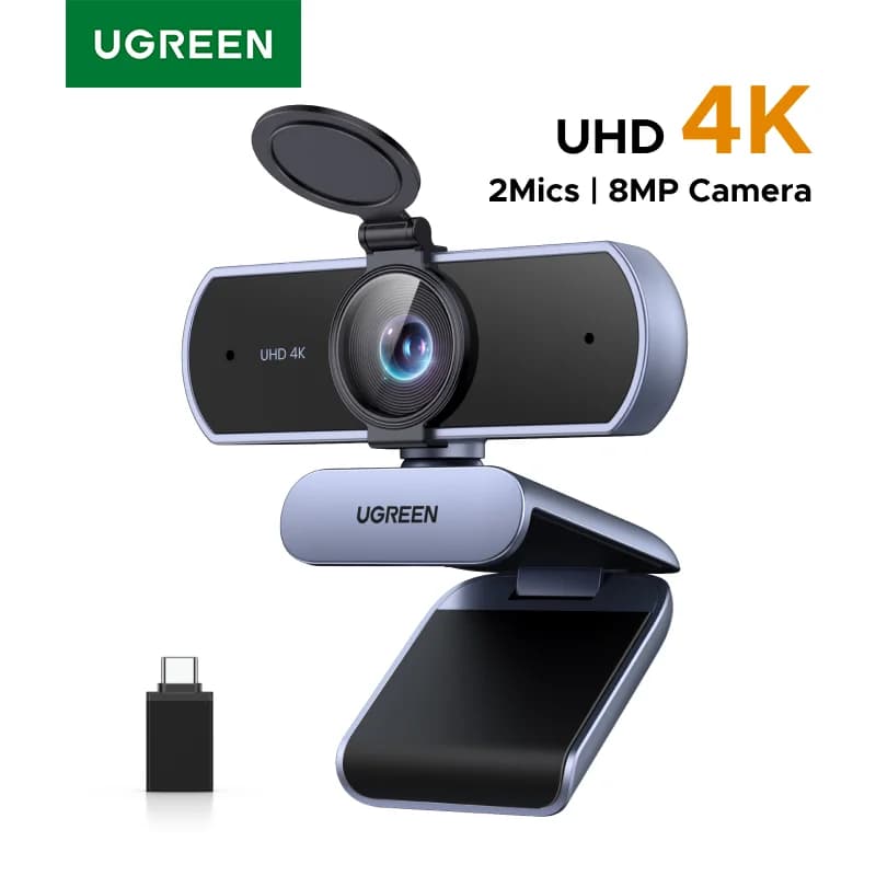 4K-Webcam, 8MP, Autofokus, Dual-Mikrofone