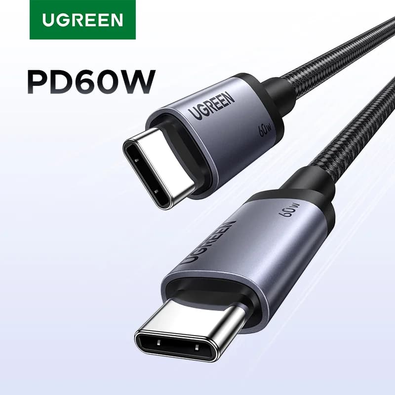 USB-C auf USB-C Kabel, 60W PD Schnellladung