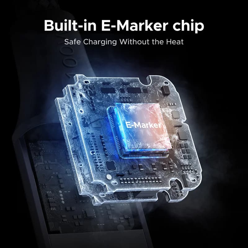 240W USB-C Magnetisches Geflochtenes Ladekabel