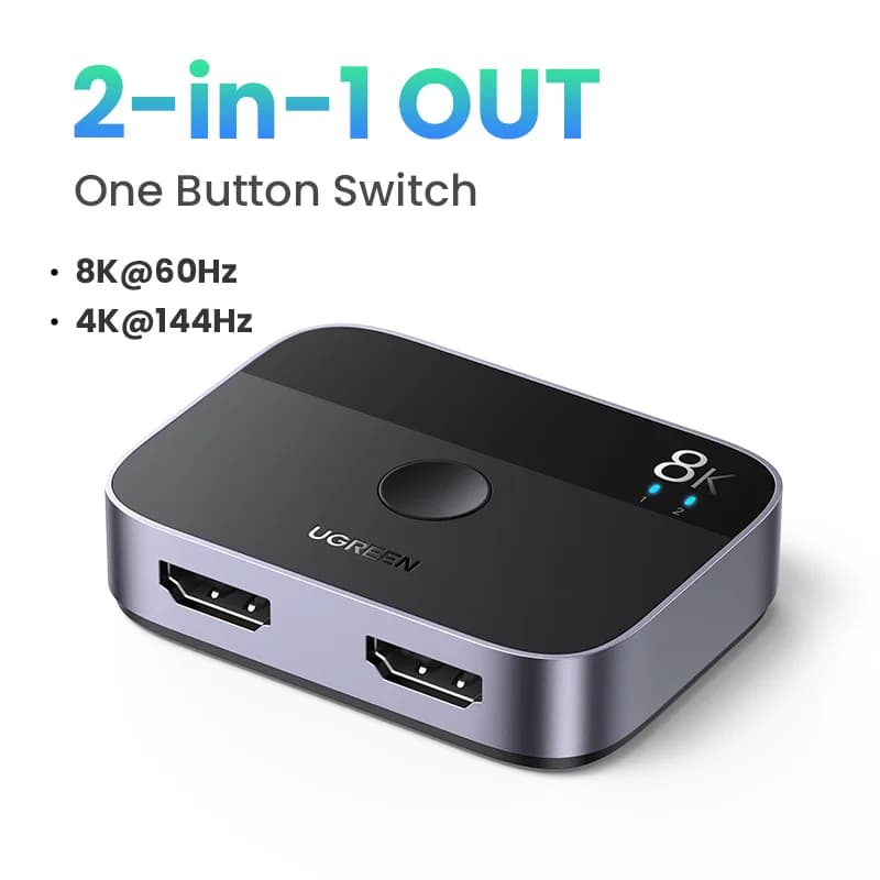 8K 60Hz HDMI 2.1 Splitter und Switcher