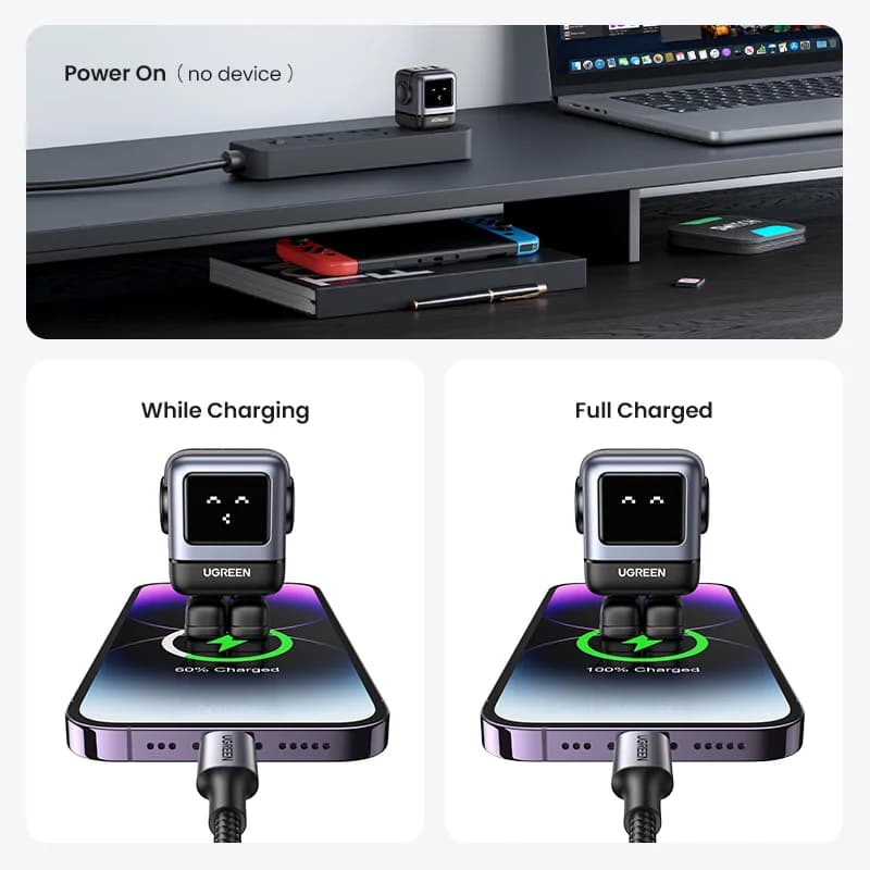 65W GaN USB-C Wandladegerät, US-Stecker