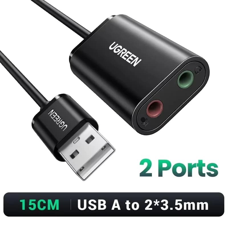 Externe USB Audio Interface Soundkarte