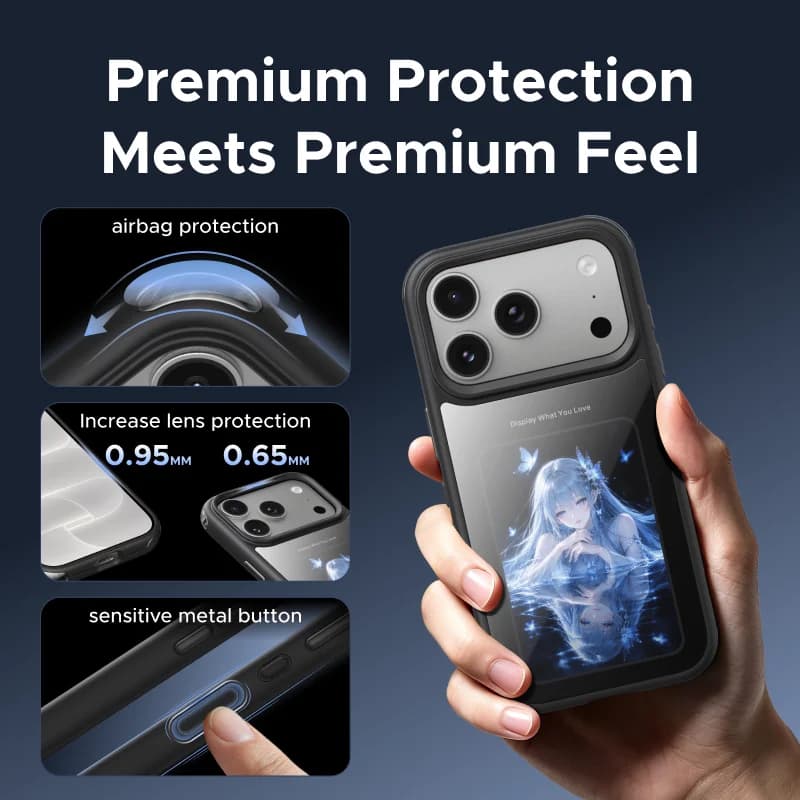 E-Ink-Screen Magnetische Hülle für iPhone Pro Max