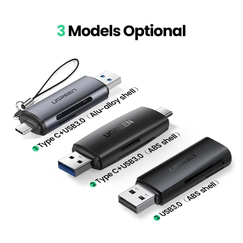 USB 3.0 & USB-C SD/MicroSD Kartenleser