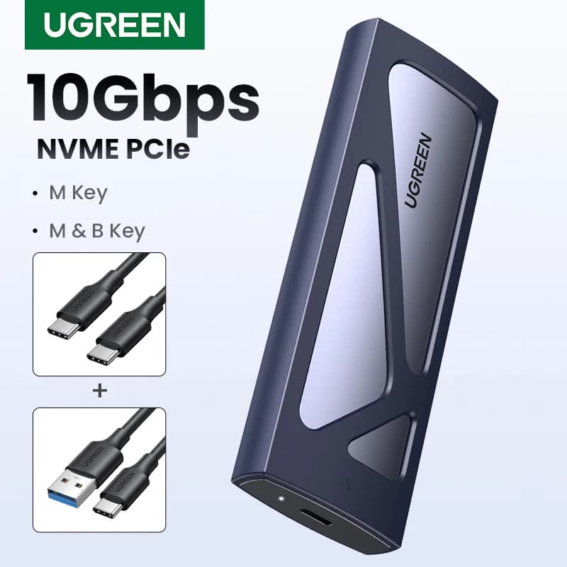 M.2 NVMe SSD Gehäuse USB-C 5Gbps