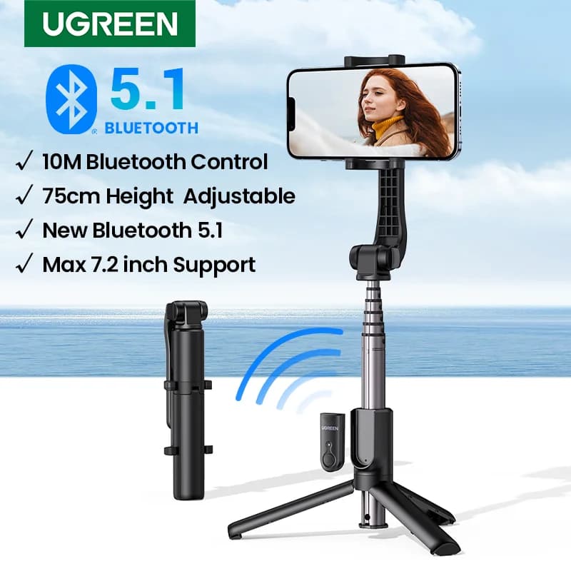Bluetooth Selfie-Stick Stativ mit Fernauslöser
