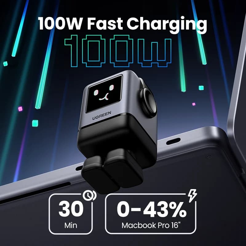 100W GaN USB-C Schnellladegerät mit PPS