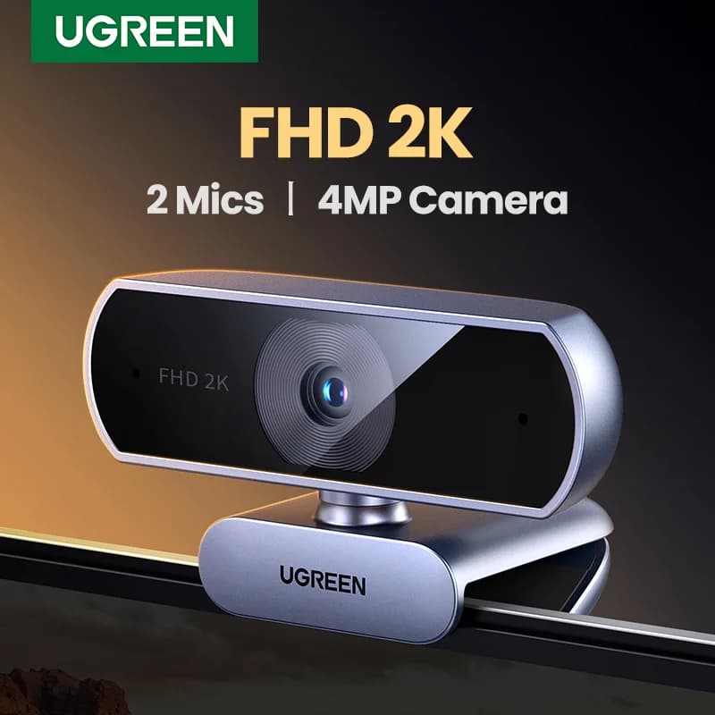 2K HD USB-Webcam mit Dual-Mikrofonen