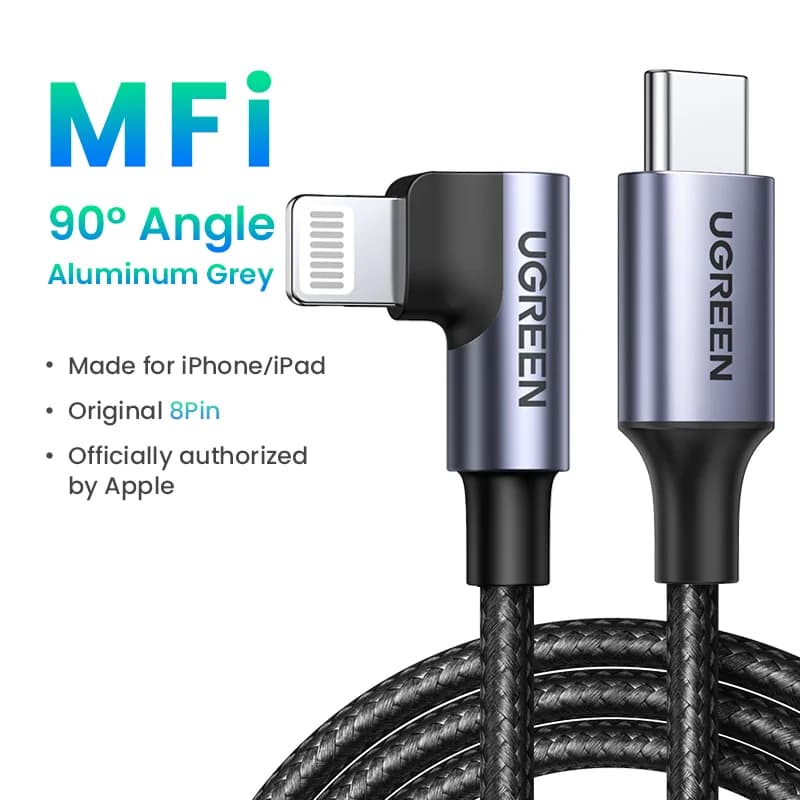 USB-C auf Lightning Kabel, 20W PD, MFi