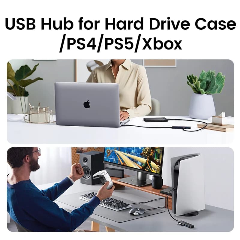 4-Port USB 3.0 & USB-C Hub