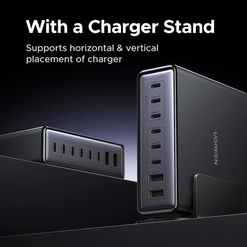 200W 8-in-1 GaN Desktop-Ladestation