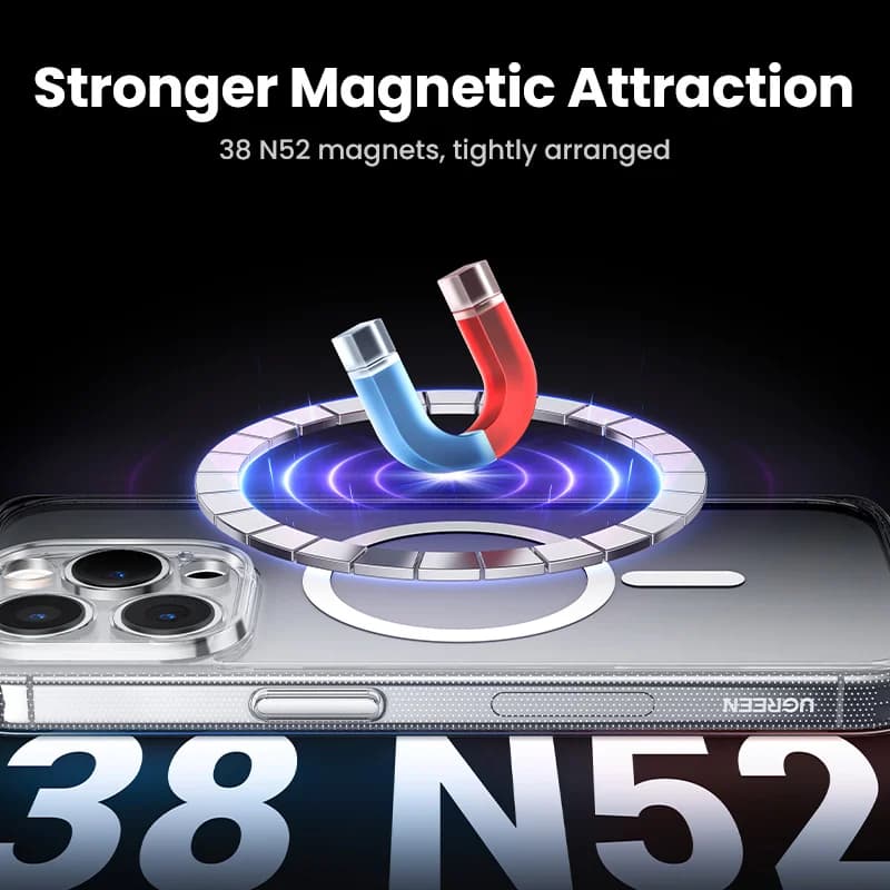 Magnetische stoßfeste TPU-Hülle für iPhone