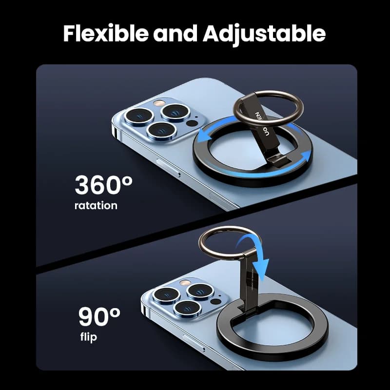 360° drehbarer magnetischer Smartphone-Ringhalter