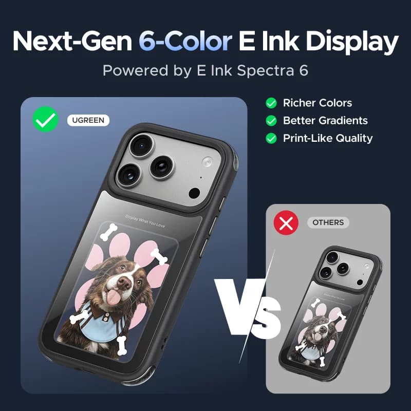 E-Ink-Screen Magnetische Hülle für iPhone Pro Max