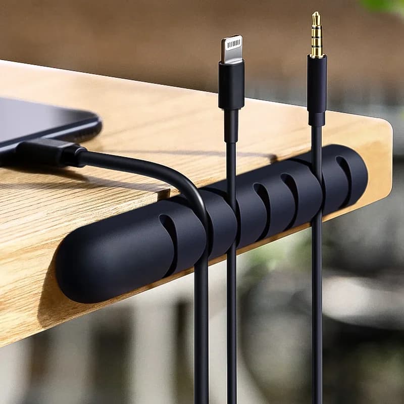 Silikon USB Kabelhalter Clips